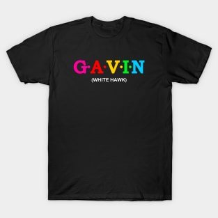 Gavin - White Hawk. T-Shirt